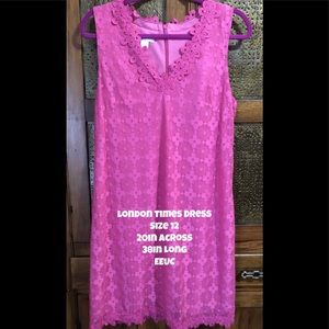 London Times Brand Dress—EEUC